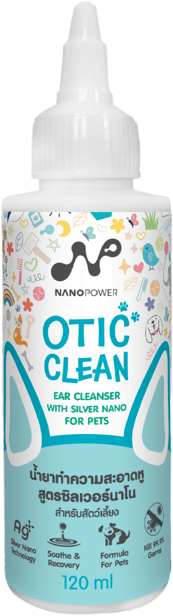 ขวด NANOPOWER Otic Clean ขนาด 120 มิลลิลิตร