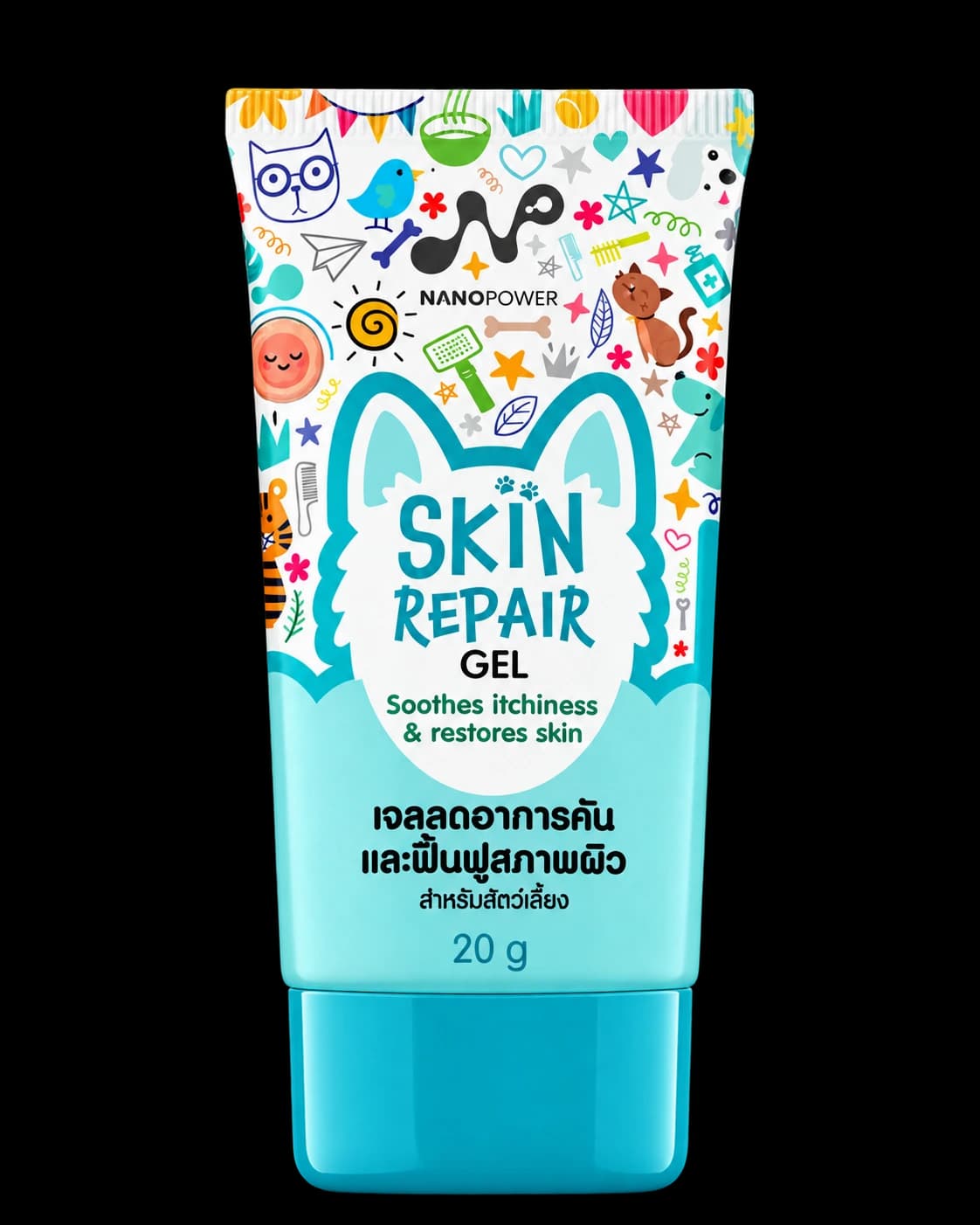หลอด NANOPOWER Skin Repair Gel 20 กรัมตามภาพสินค้าจริง