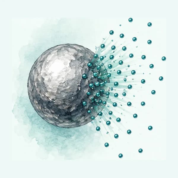 Colloidal Silver / Silver Ion / Nano Silver: การปล่อยไอออนเงิน Ag⁺