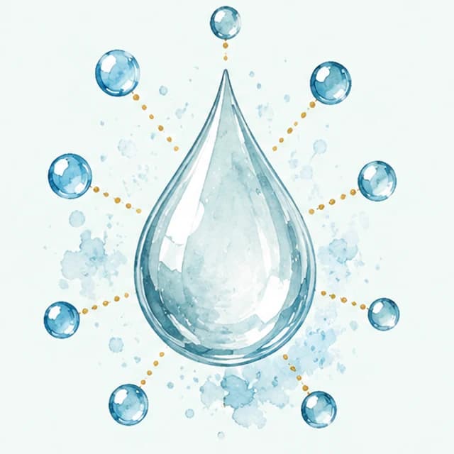 Glycerin: ดึงดูดและเก็บความชื้น