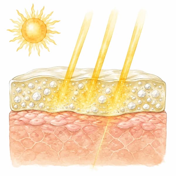 Titanium Dioxide: ช่วยลดรังสี UV ที่ผ่านลงมา
