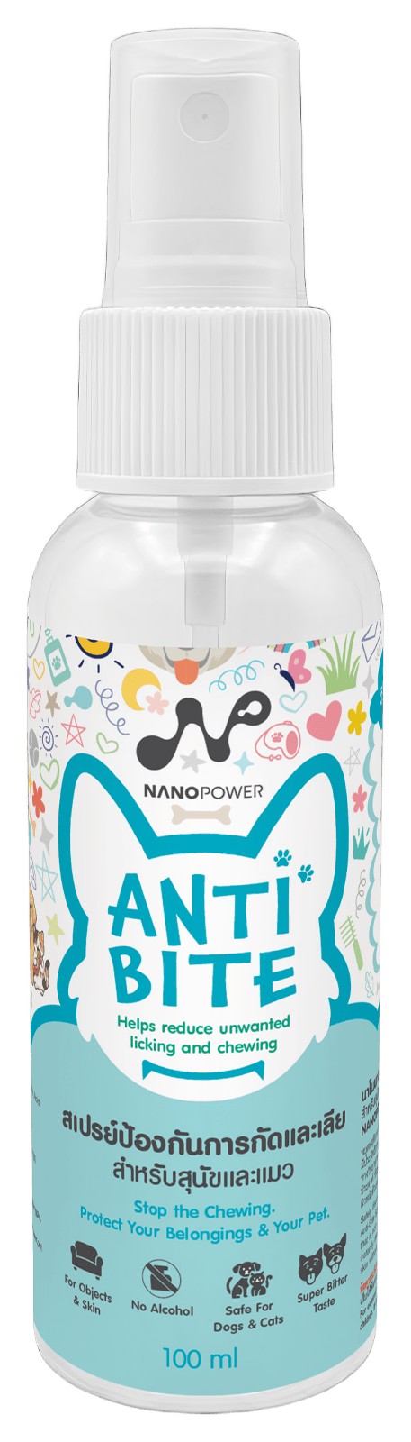 ขวด NANOPOWER Anti-Bite ขนาด 100 มิลลิลิตร