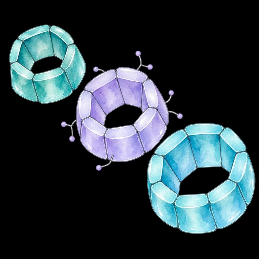 N-GUARD: Cyclodextrin 3 ชนิด มีโพรงต่างกัน